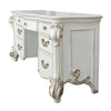 ACME Vendome Beige Synthetic Leather & Antique Pearl Vanity Desk Model BD01507