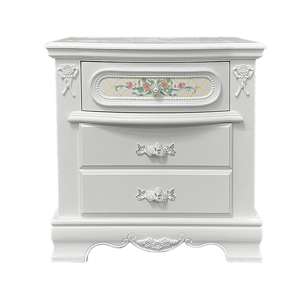 ACME Flora White Nightstand Model BD01639