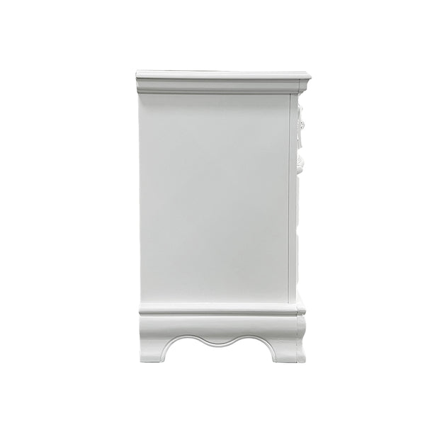 ACME Flora White Nightstand Model BD01639