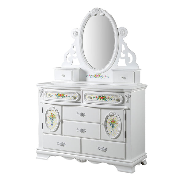 ACME Flora White Dresser with Door Model BD01641