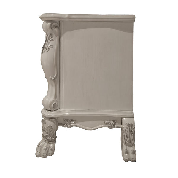 ACME Dresden Bone White Nightstand Model BD01675