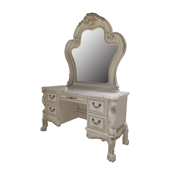 ACME Dresden II Bone White Vanity Desk Model BD01678