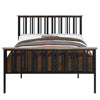 ACME Zudora Antique Oak & Black Full Bed Model BD01748F