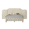 ACME Ranallo Beige Linen Queen Bed Model BD01778Q