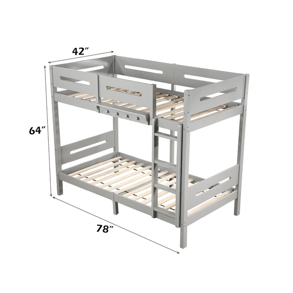 ACME Edah Gray Bunk Bed (Twin | Twin)Model BD01913