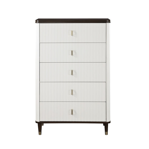 ACME Carena White & Walnut Chest Model BD02031