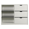 ACME Ratana White & Gray Cabinet-Optional Model BD02054