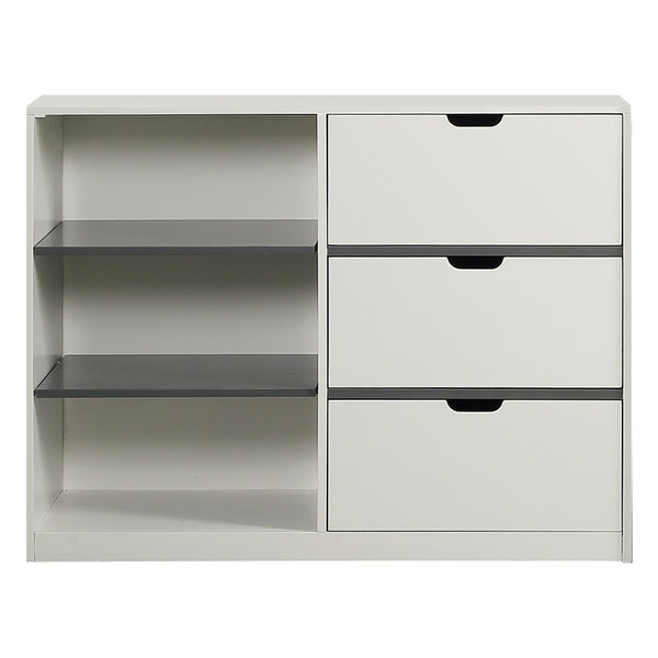 ACME Ratana White & Gray Cabinet-Optional Model BD02054