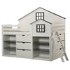 ACME Ratana White & Gray Cabinet-Optional Model BD02054