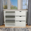 ACME Ratana White & Gray Cabinet-Optional Model BD02054