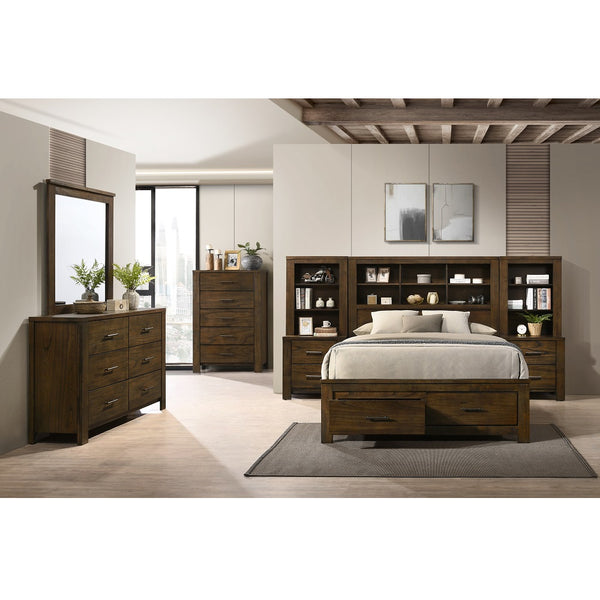 ACME Merrilee II Oak Eastern King Bed Model BD02076EK