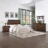 ACME Franklin Brushed Walnut 4Pcs Pack Queen Bed Set Model BD02153Q
