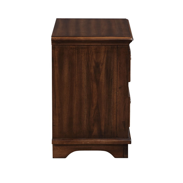 ACME Franklin Brushed Walnut 4Pcs Pack Queen Bed Set Model BD02153Q