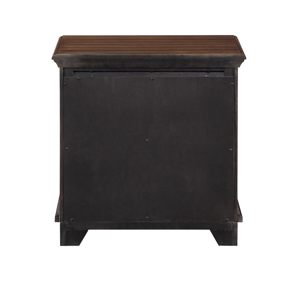 ACME Franklin Brushed Walnut 4Pcs Pack Queen Bed Set Model BD02153Q