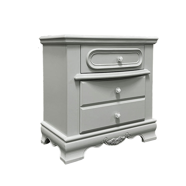 ACME Flora Gray Nightstand Model BD02205