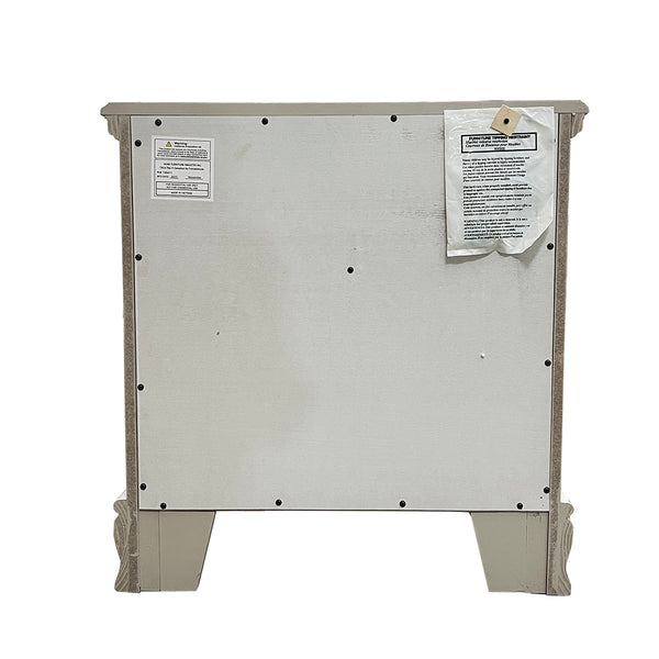 ACME Flora Gray Nightstand Model BD02205