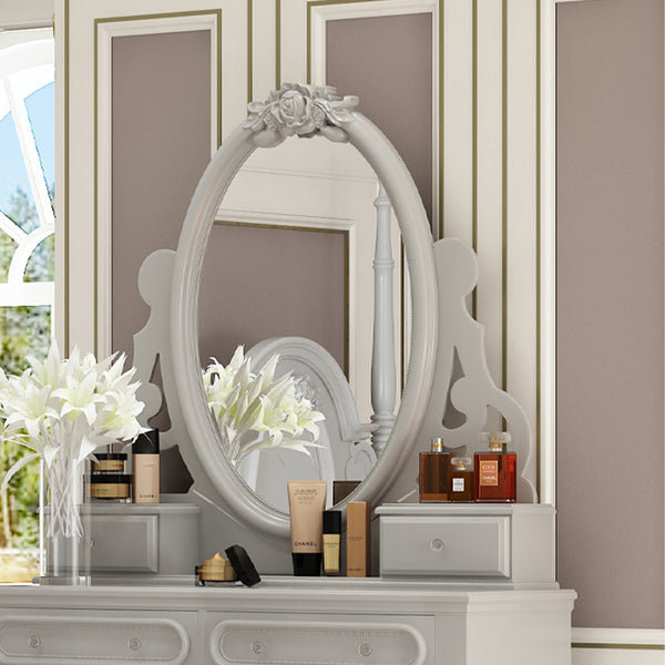 ACME Flora Gray Jewelry Mirror Model BD02206