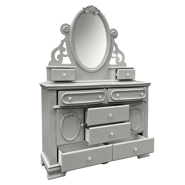 ACME Flora Gray Jewelry Mirror Model BD02206