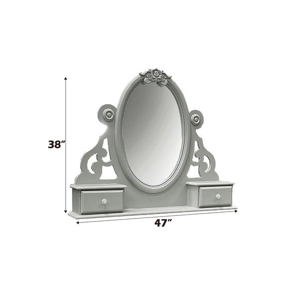 ACME Flora Gray Jewelry Mirror Model BD02206