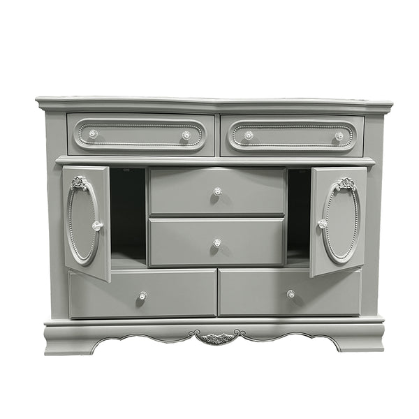 ACME Flora Gray Dresser with Door Model BD02207