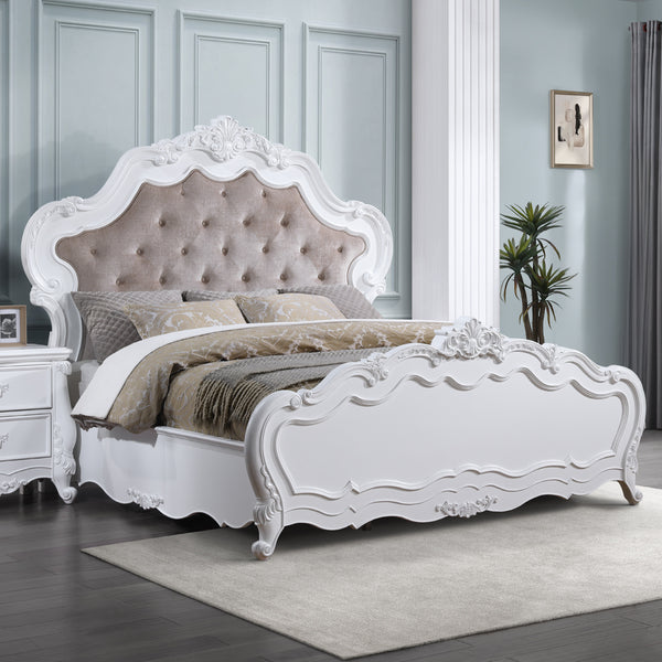 ACME Latisha White Queen Bed Model BD02254Q