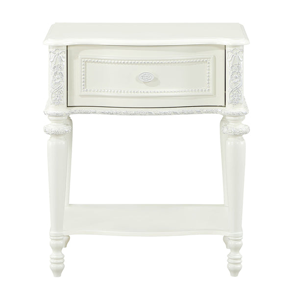 ACME Dorothy Ivory Nightstand with 1 Drawer Model BD02267