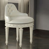 ACME Dorothy Pearl White Synthetic Leather & Ivory Chair with Swivel Model BD02272