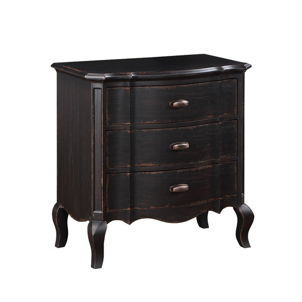 ACME Chelmsford Black Antique Nightstand Model BD02297