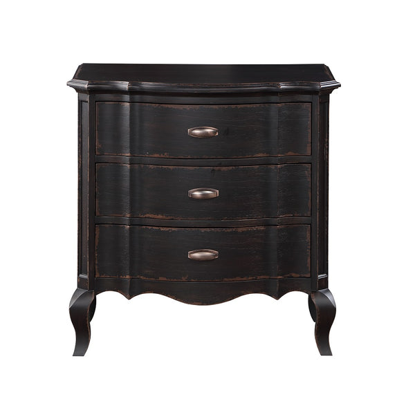ACME Chelmsford Black Antique Nightstand Model BD02297