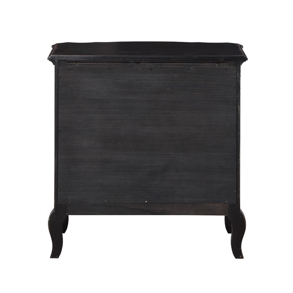 ACME Chelmsford Black Antique Nightstand Model BD02297