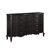 ACME Chelmsford Black Antique Dresser Model BD02299