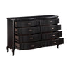 ACME Chelmsford Black Antique Dresser Model BD02299