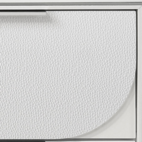 ACME Tarian White Boucle & Pearl White Eastern King Bed with Storage & LED Model BD02316EK