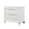 ACME Tarian Pearl White Nightstand Model BD02318