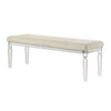 ACME Tarian Pearl White Bench Model BD02322