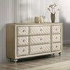 ACME Lucienne Beige Velvet Dresser Model BD02338
