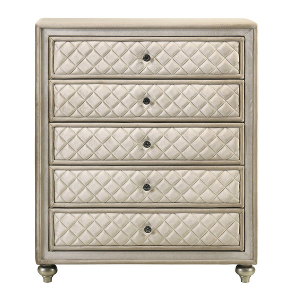 ACME Lucienne Beige Velvet Chest Model BD02339