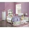 ACME Pearl Pearl White Twin Bed (Sleigh) Model BD02427T