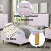 ACME Gaines Pink High Gloss Full Bed Model BD02660F