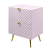 ACME Gaines Pink High Gloss Nightstand Model BD02663
