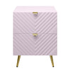 ACME Gaines Pink High Gloss Nightstand Model BD02663