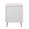 ACME Gaines Pink High Gloss Nightstand Model BD02663