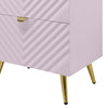 ACME Gaines Pink High Gloss Nightstand Model BD02663