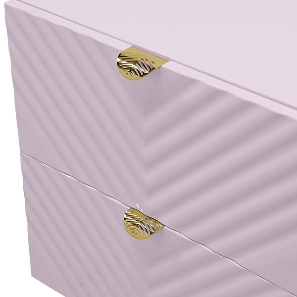 ACME Gaines Pink High Gloss Nightstand Model BD02663