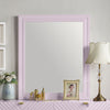 ACME Gaines Pink High Gloss Mirror Model BD02664