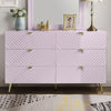ACME Gaines Pink High Gloss Dresser Model BD02665