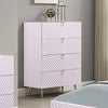 ACME Gaines Pink High Gloss Chest Model BD02666