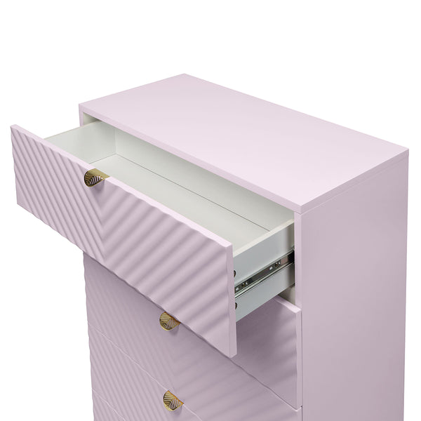 ACME Gaines Pink High Gloss Chest Model BD02666