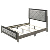 ACME Jehoram Gray Linen & Gray Eastern King Bed Model BD02721EK