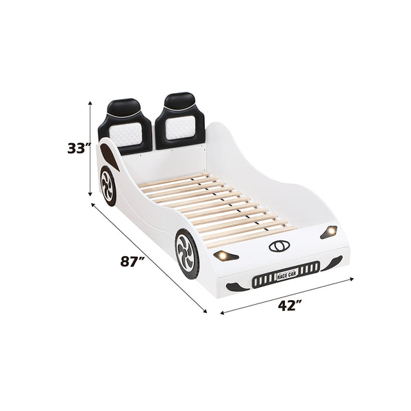 ACME Colen White Car Bed (Twin) Model BD02821T